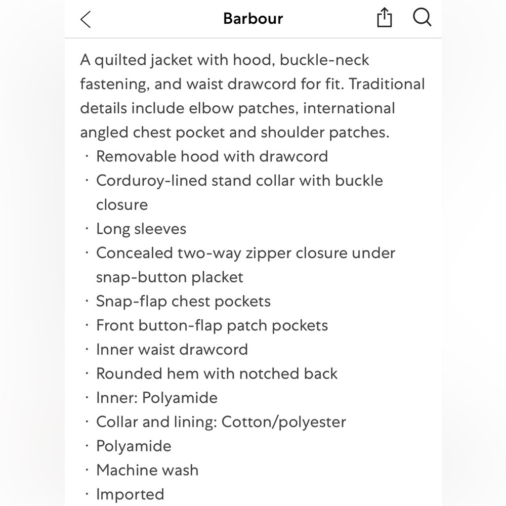Barbour Quilted Hooded Arrow Jacket-10 - Picture 14 of 14
